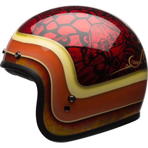 Bell Custom 500 Se Hart Luck Open Face Motorcycle Helmet Open Face