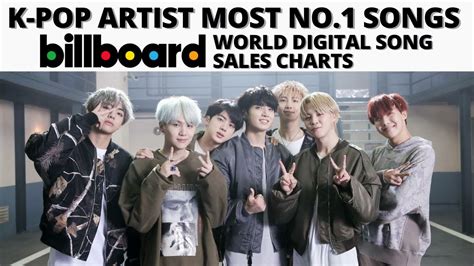 K Pop Artists With Most Songs Hit No1 On Billboard World Digital Song
