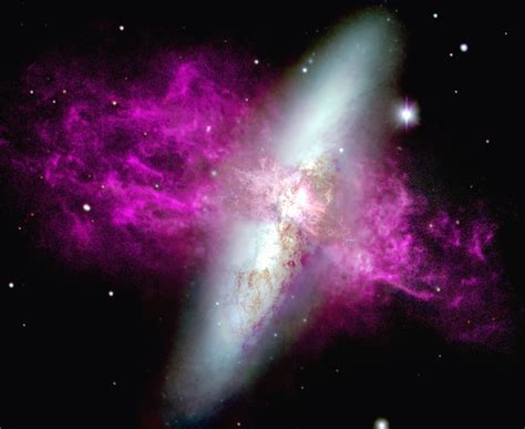 Caption The Starburst Galaxy M82 Is One Of The Most Studied Objects In