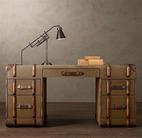 Luggage Desk Vintage Furniture Design Retro Furniture Home Office