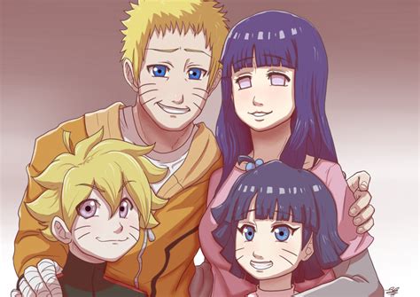 Naruto Hinata Bolt And Himawari Naruhina Boruto Naruto Characters