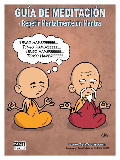 Afiches Zen Toons Sabiduría Ancestral en Cartoons Yoga funny