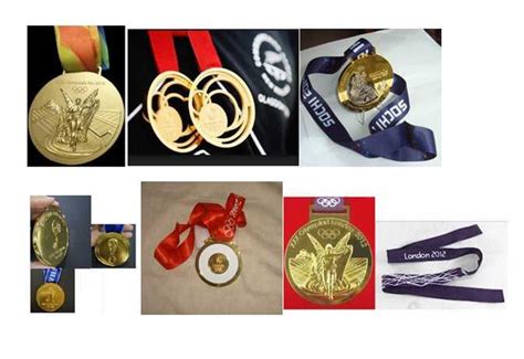 6 Gold Olympiccommonwealthsoccer Sports Medals Etsy