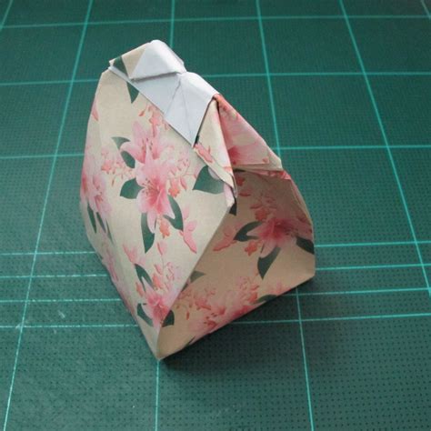 การพับกระดาษเป้นถุงของขวัญแบบไม่ใช้กาว Origami T Bag Flickr