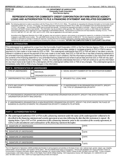 Usda Ccc 855 2001 2024 Form Fill Out And Sign Printable Pdf Template