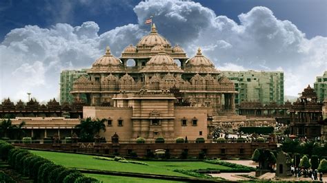 Akshardham Temple Hd Wallpaper 03269 Wallpaperspick Com Sahida