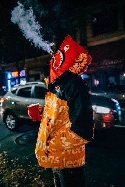 Pin By Aireëz On Urban Outerwear Bape Shark Hoodie Hype Clothing