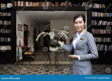 Welcome To Our Hotel Stock Image Image Of Standing Uniform 67510293