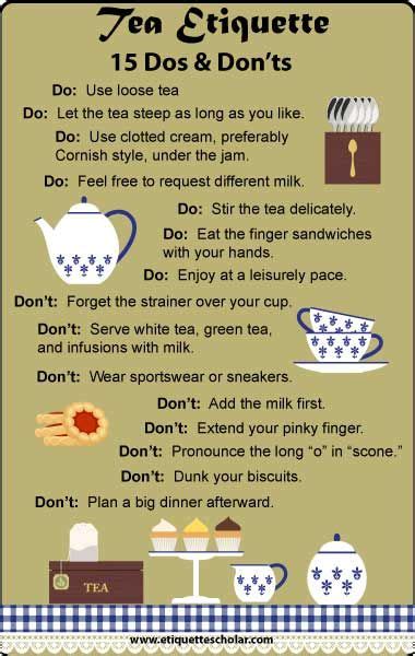 Tea Etiquette Dos And Donts