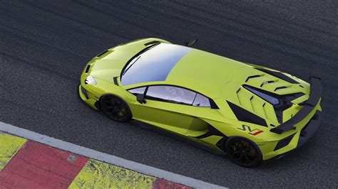 4K Lamborghini Aventador Svj In Spa Assetto Corsa Link For The SVJ
