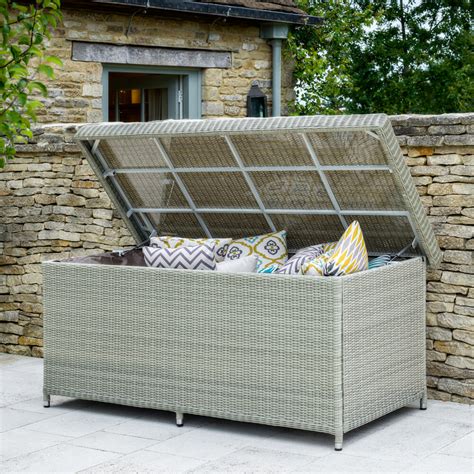 Buy Bramblecrest Monterey Outdoor Large Cushion Storage Box With Waterproof Liner Dove Grey