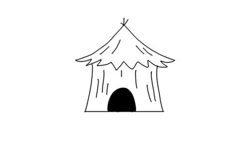 Hut Picture For Drawing