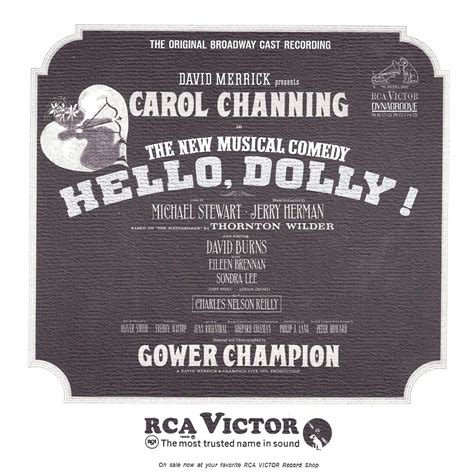 Betty Grable Hello Dolly Playbill Jerry Herman Morris A Mechanic