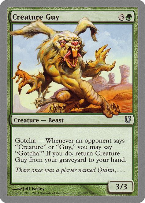 Creature Guy · Unhinged Unh 93 · Scryfall Magic The Gathering Search
