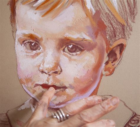 Pastel Portrait Process Of A Child Pastel Portraits