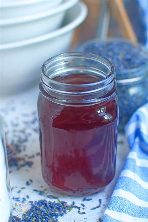 Flavorful And Delicious Lavender Syrup Eazy Peazy Desserts