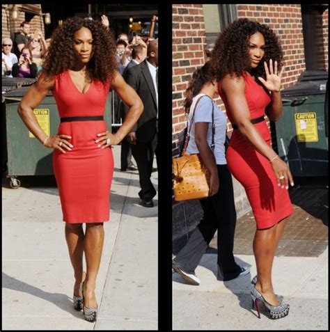 Serena Williams Tight Red Dress Sexy Up ‘late Show’ Video Trending News Books And Review