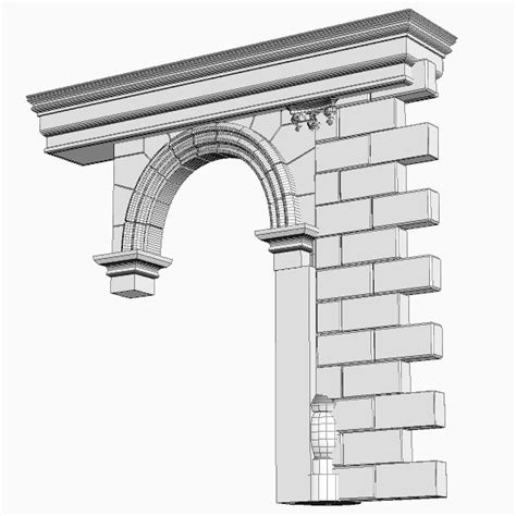Stone Column Arch 3d Models In Miscellaneous 3dexport