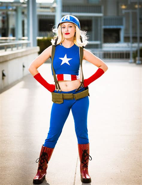 Female Captain America Halloween Costumes Cap007 4399 Halloween