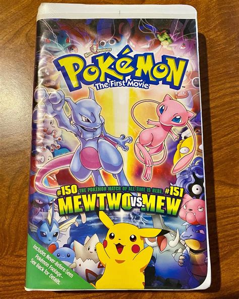 Pokemon The First Movie Vhs