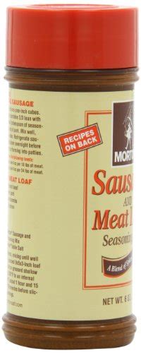 Morton Seasoning Sausage And Meatloaf 6 Ounces Pack Of6 Food Beverages Tobacco Food Items