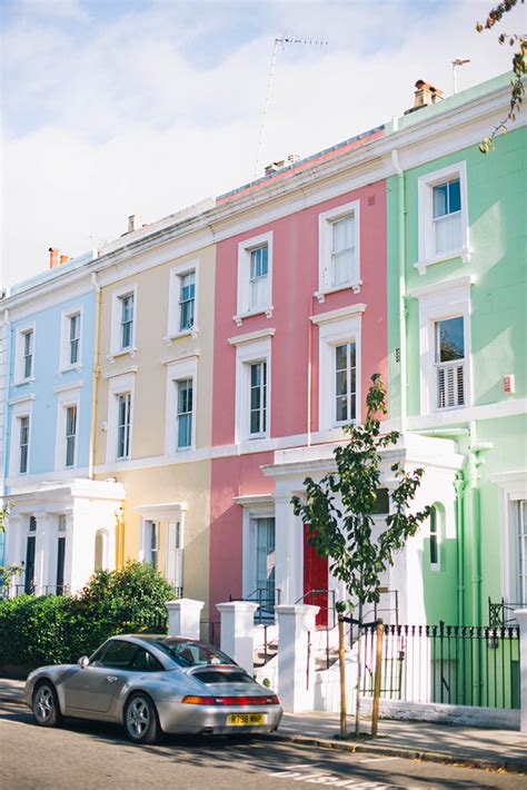 Chelsea houses, london photography, london art print, pastel wall art, travel photography, purple, pink wall decor chelsea girls. notting hill london | The Style Scribe