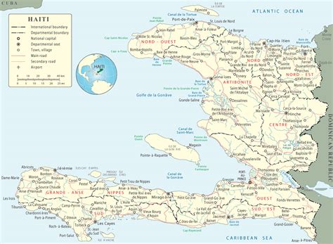 Map Of Haiti Port Au Prince