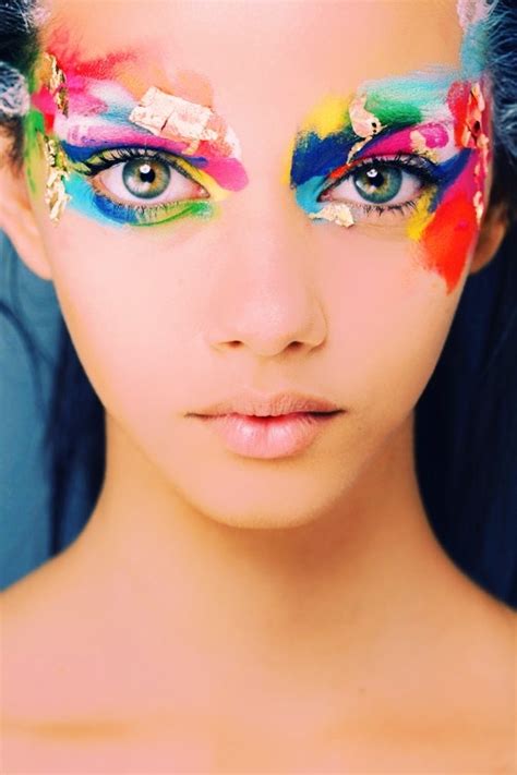Colorful Makeup Socialbliss Rave Time Crazy Makeup Makeup