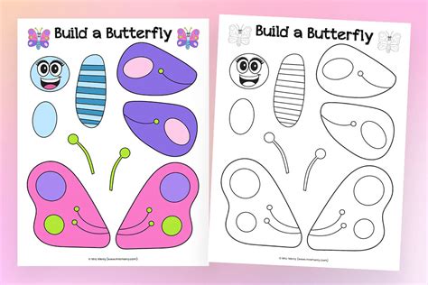 Free Preschool Butterfly Printables Printable Templates