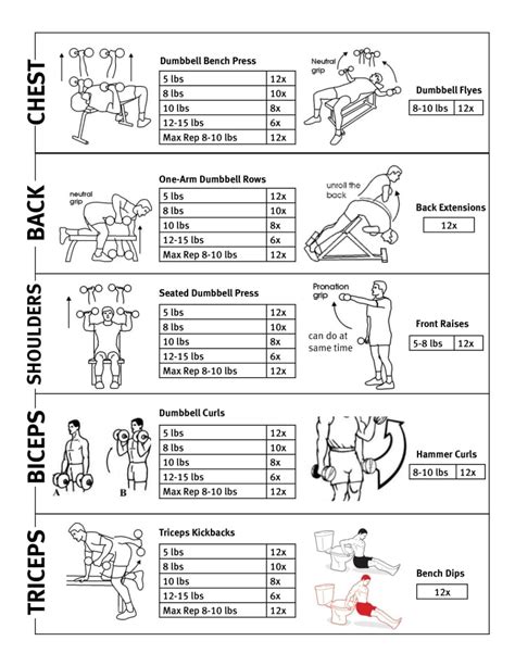 Upper Body Gym Workout Routine