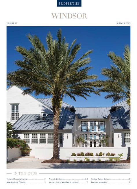 Windsor Properties Newsletter Summer 2015 by Windsor ...