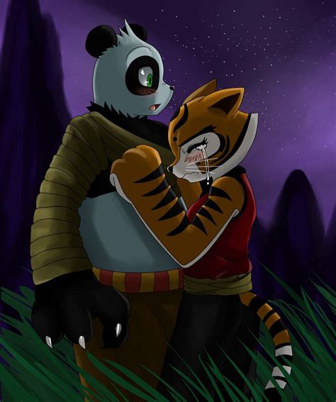 Kung Fu Panda Po And Tigress Hug