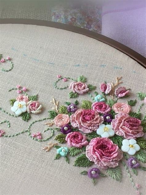 Hand Embroidery Patterns Flowers Hand Work Embroidery Embroidery On