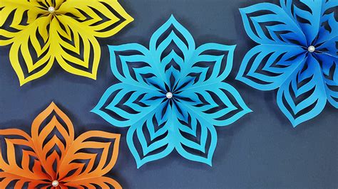 Colors Paper How To Make Paper Stars For Christmas Decoration Diy