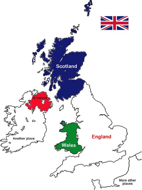 England, scotland, wales and northern ireland make up the nation of the united kingdom of great britain and ireland. What does 'Britain' mean? - A Bit About Britain
