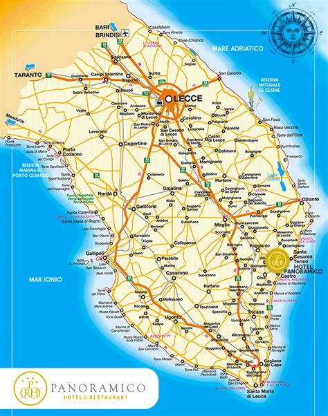 Cartina Geografica E Mappa Del Salento Come Arrivare E Muoversi The