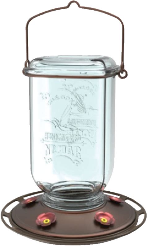 Mason or other jars, 4. Buy More Birds Mason Jar Hummingbird Feeder 25 Oz., Bronze