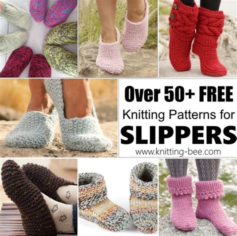 Adult Slipper Knitting Pattern Knit Home Slippers Pdf Knitting Pattern