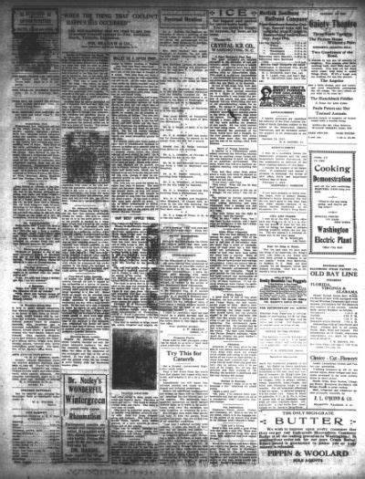 Washington Daily News Washington Nc 1909 Current June 15 1910