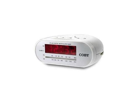Coby Cr A48 Digital Amfm Alarm Clock Radio