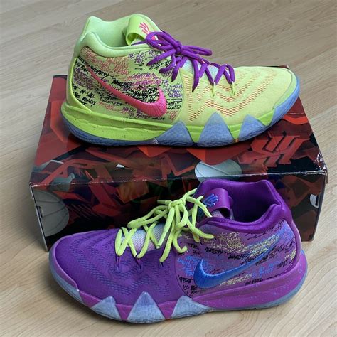 Nike Kyrie 4 Confetti Basketball Shoes Size 95 Original Box Multi