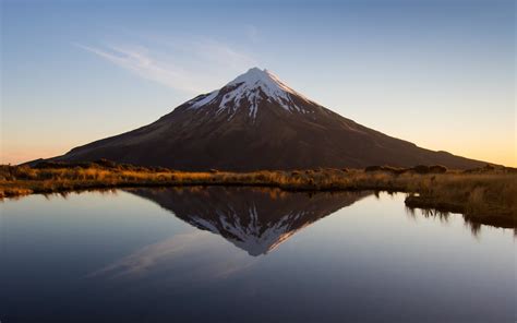 Mount Fuji Landscape Reflection Japan Wallpapers Hd