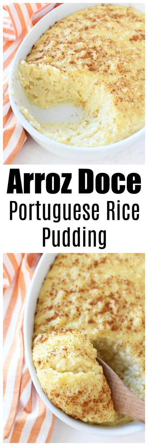 Portuguese Sweet Rice Arroz Doce Recipe Portuguese Sweet Rice