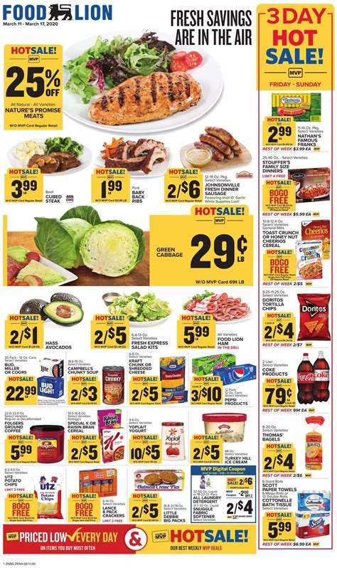 Food Lion Ad Circular 0311 03172020 Rabato