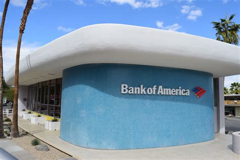 Great Architecture In This Bank Of America Building On Palm Canyon In Palm Springs Ca Photo