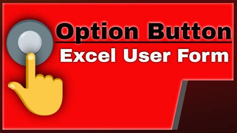 Radio Buttons Userform Control Option Button In Excel Vba Visual Basic For Applications