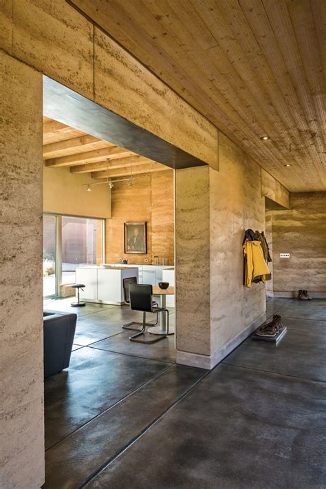 A Sustainable Rammed Earth Home In New Mexico Rammed Earth Homes