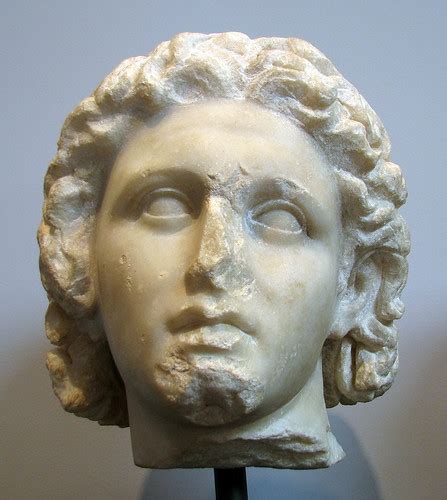 Head Of Alexander The Great Greek ~ 320 Bc Marble Alexa Flickr