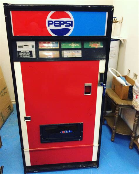 70s Pepsi Vending Machine Pepsi Arcade Games Arcade