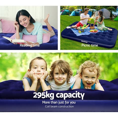 Best air mattresses for everyday (long the best way to protect the top and maintain the fresh look of your inflatable bed is to use it how much does an air mattress weigh? Bestway Queen Size Inflatable Air Mattress - Navy